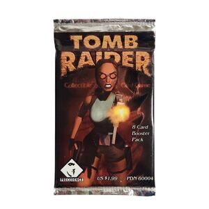 Tomb Raider CCG Booster Pack Of 8 Core Design 1999 Brand New